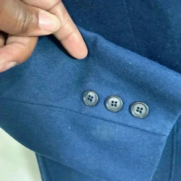 Pendleton Womens Size 8 Blue Business Blazer, 100% Virgin Wool - Picture 3 of 11